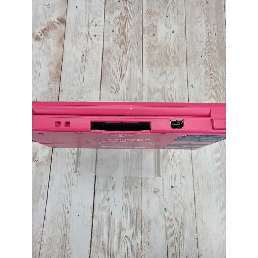Nintendo DSi Handheld Game Console & Charger/Case TWL-001 Pink Working